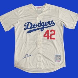 Mitchell & Ness Jackie Robinson 1955 Dodgers Jersey‎ MLB Cooperstown Collection
